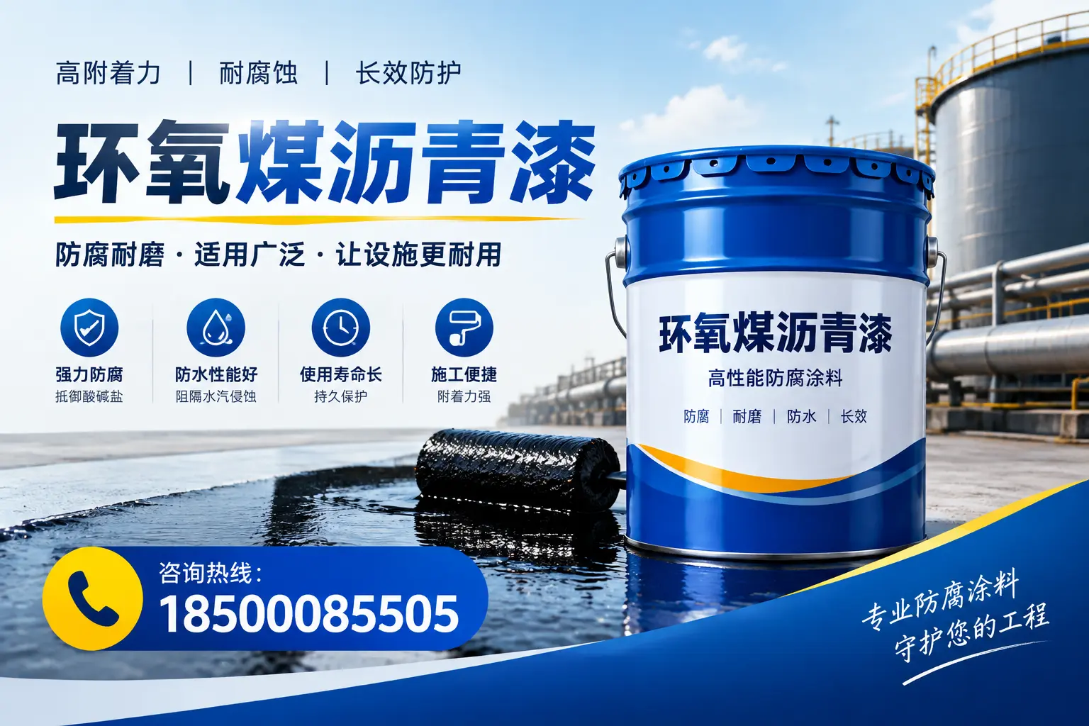环氧煤沥青漆与其他涂料的对比分析,助力许昌企业决策